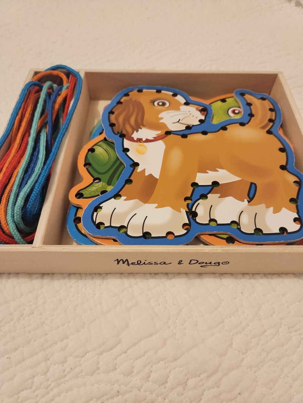 Toy Lot Melissa & Doug Lace & Trace Set & Disney Rc Car